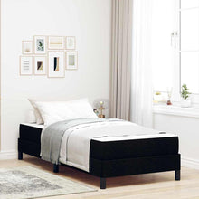 Boxspring bed Anders Zwart 80 x 200 cm Stof