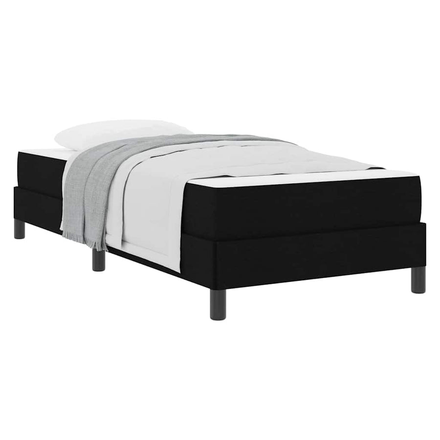 Boxspring bed Anders Zwart 80 x 200 cm Stof