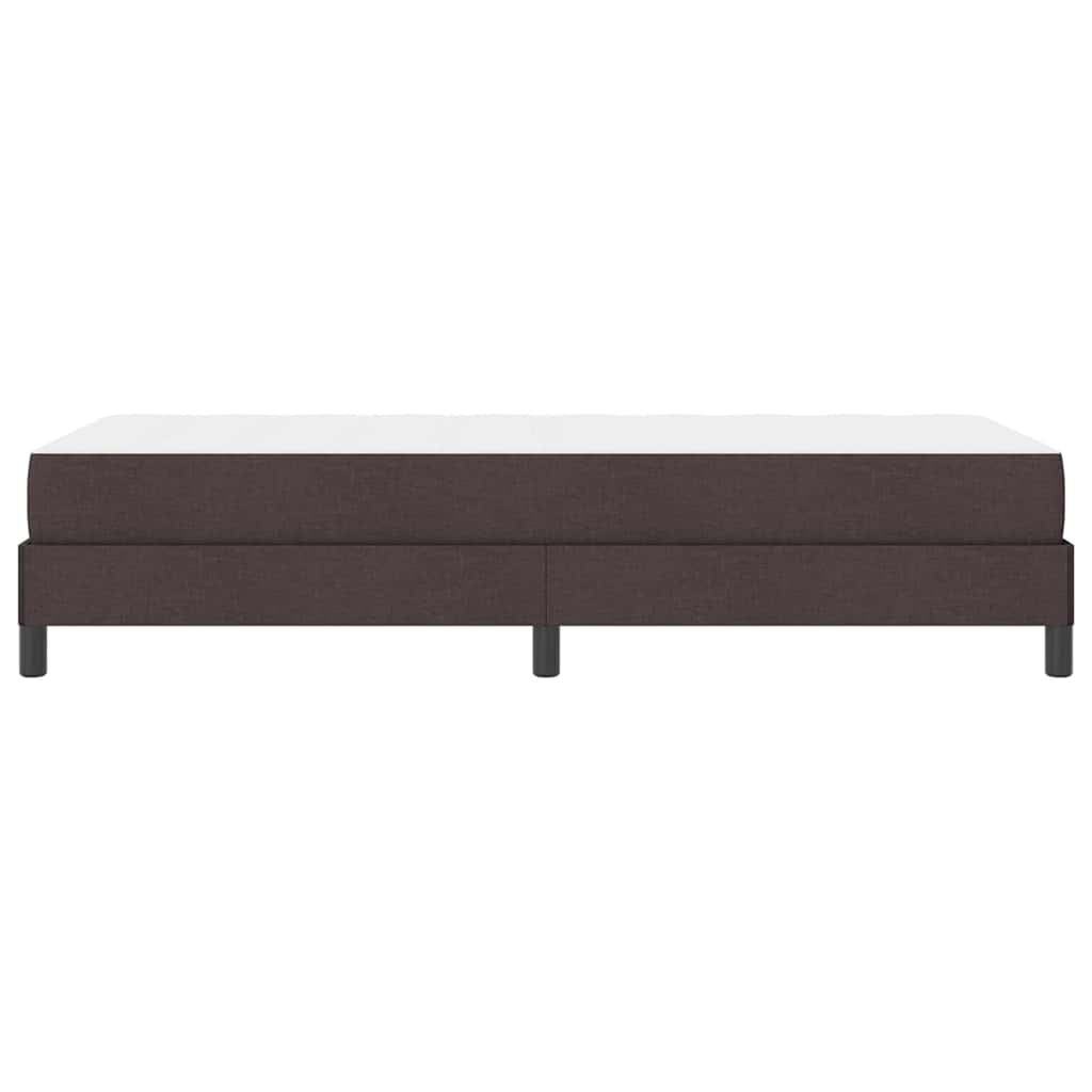 Boxspring bed Anders Donkerbruin 80 x 200 cm Stof