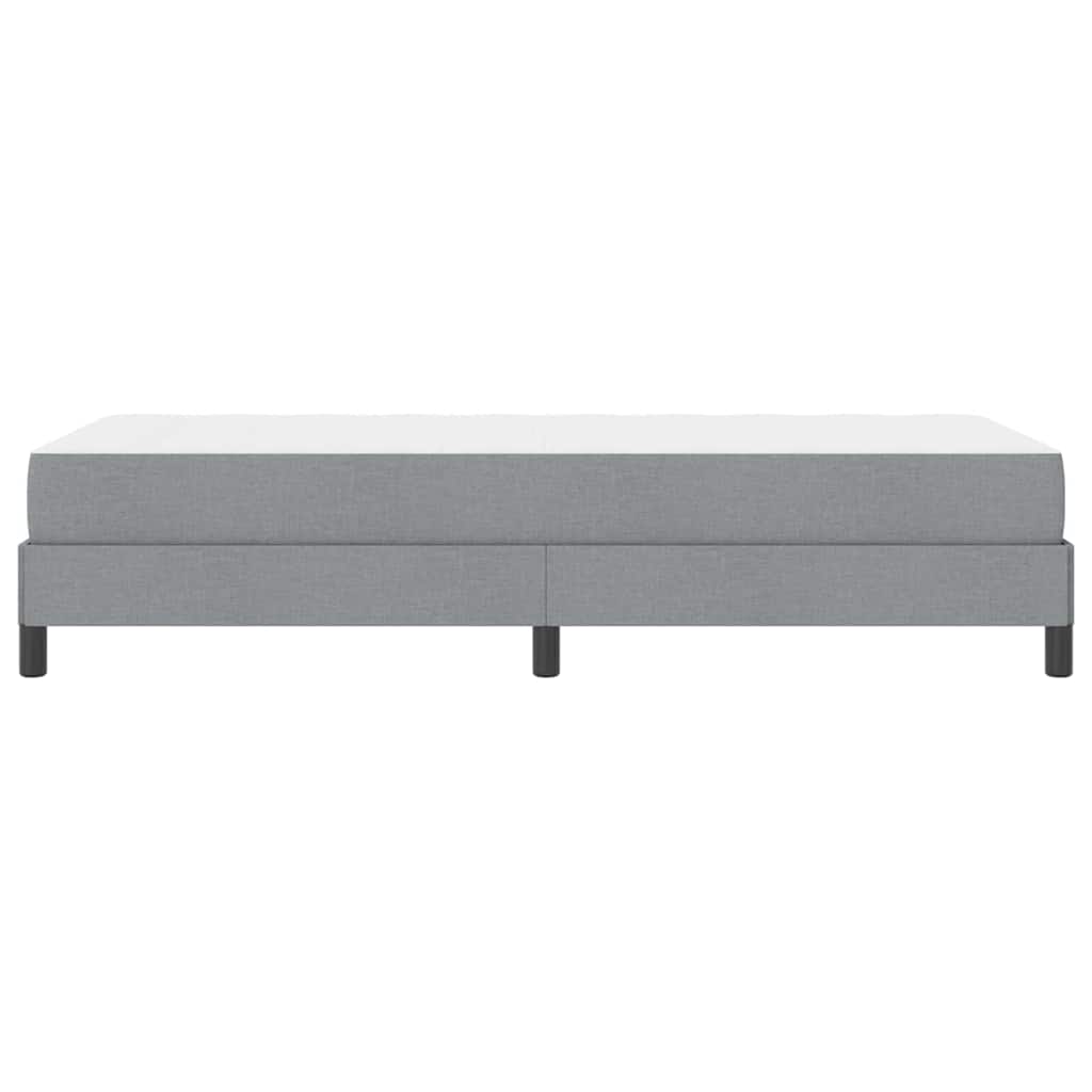 Boxspring bed Anders Lichtgrijs 90 x 190 cm Stof