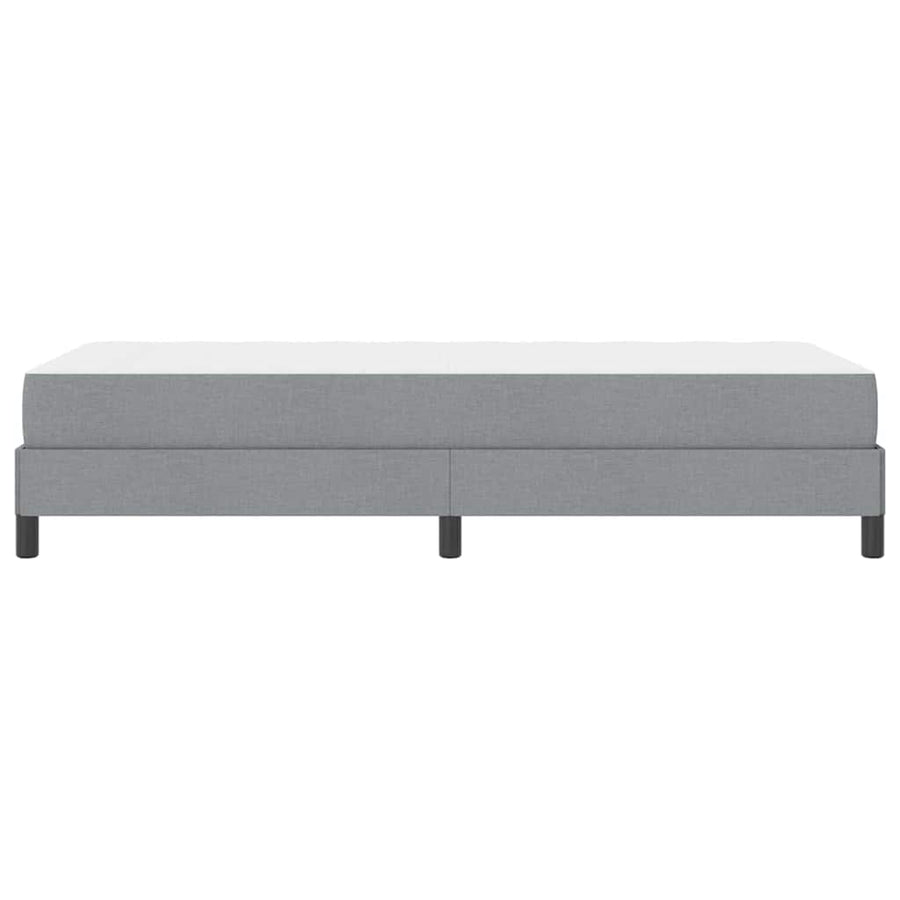 Boxspring bed Anders Lichtgrijs 90 x 190 cm Stof