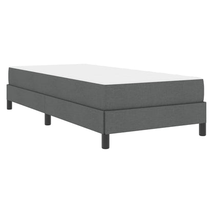 Boxspring bed Anders Donkergrijs 90 x 190 cm Stof
