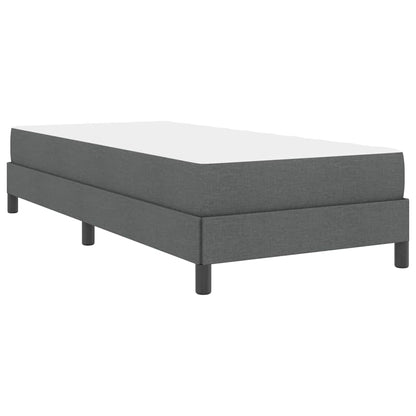 Boxspring bed Anders Donkergrijs 90 x 190 cm Stof