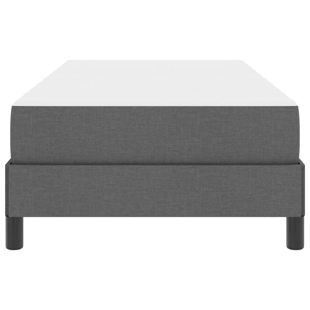 Boxspring bed Anders Donkergrijs 90 x 190 cm Stof