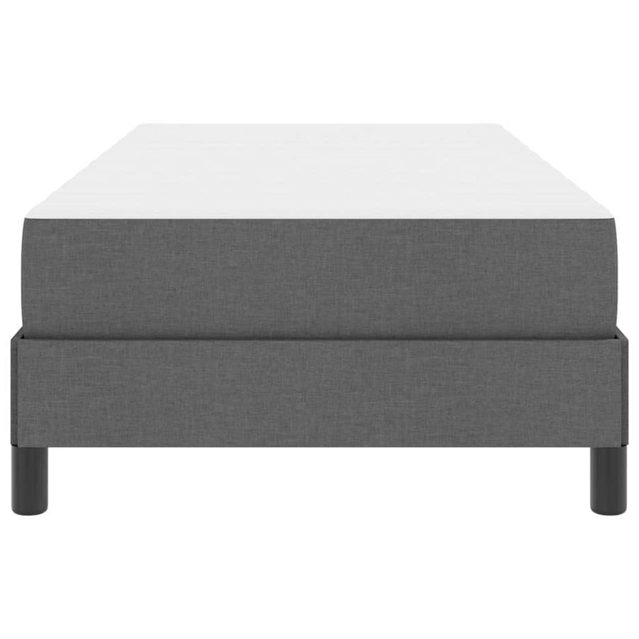 Boxspring bed Anders Donkergrijs 90 x 190 cm Stof