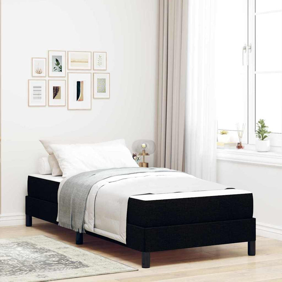 Boxspring bed Anders Zwart 90 x 190 cm Stof