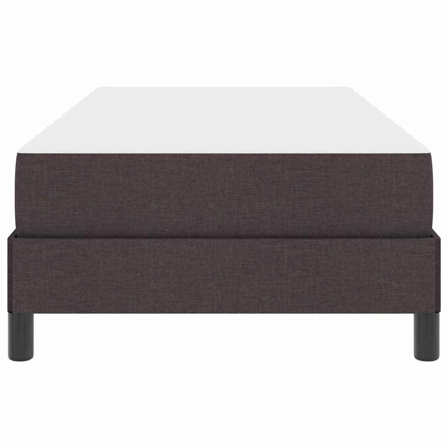 Boxspring bed Anders Donkerbruin 90 x 190 cm Stof