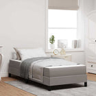 Boxspringbed met matras 90x190 cm taupe