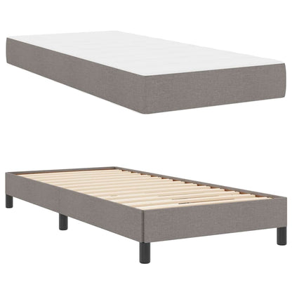Boxspring bed Anders Taupe 90 x 190 cm Stof