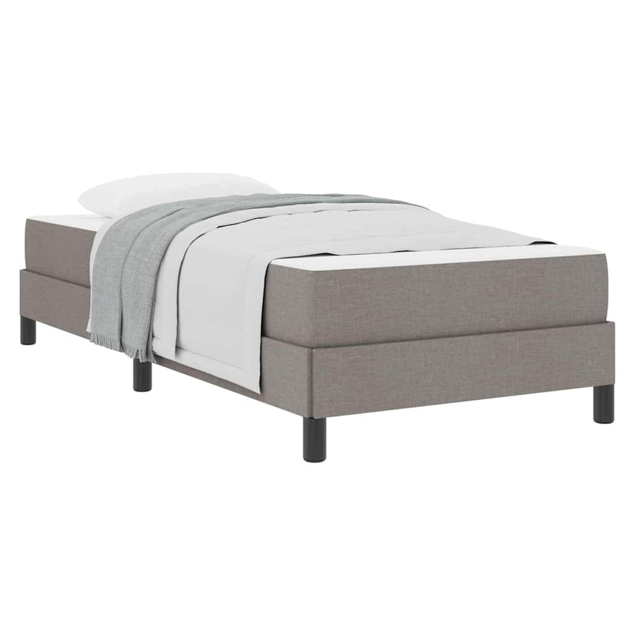Boxspring bed Anders Taupe 90 x 190 cm Stof