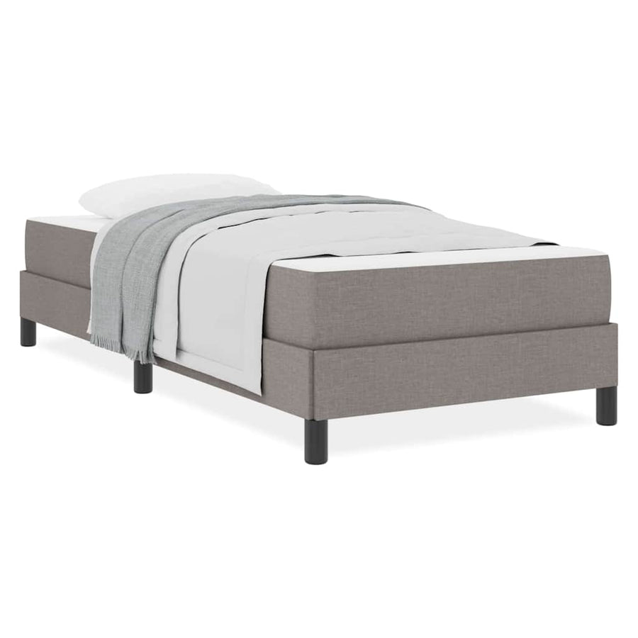 Boxspring bed Anders Taupe 90 x 190 cm Stof