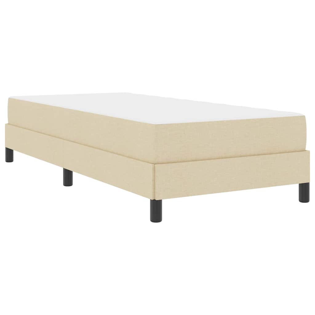 Boxspring bed Anders Crème 90 x 190 cm Stof