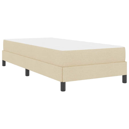 Boxspring bed Anders Crème 90 x 190 cm Stof