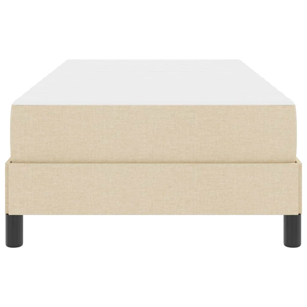 Boxspring bed Anders Crème 90 x 190 cm Stof