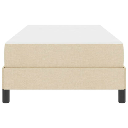 Boxspring bed Anders Crème 90 x 190 cm Stof