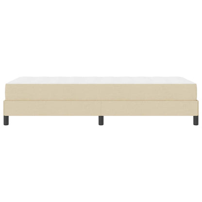 Boxspring bed Anders Crème 90 x 190 cm Stof