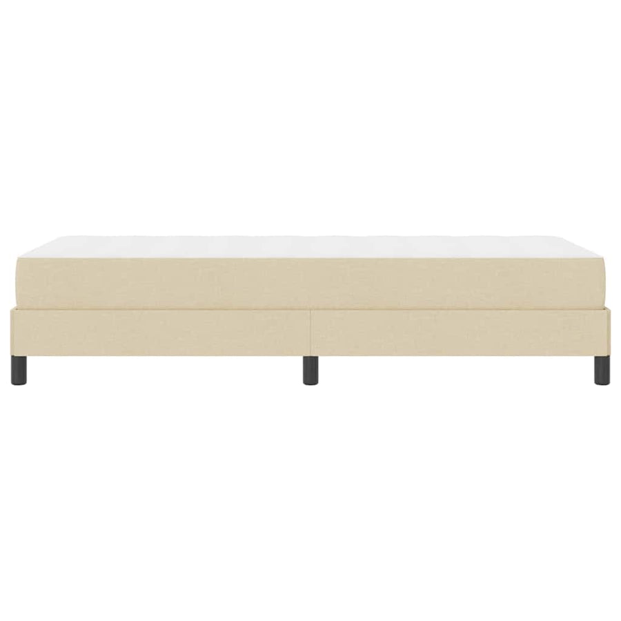 Boxspring bed Anders Crème 90 x 190 cm Stof