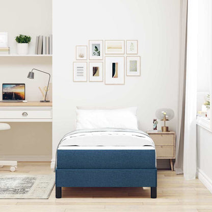 Boxspring bed Anders Blauw 90 x 190 cm Stof