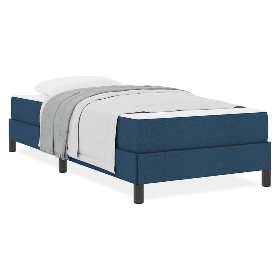 Boxspring bed Anders Blauw 90 x 190 cm Stof