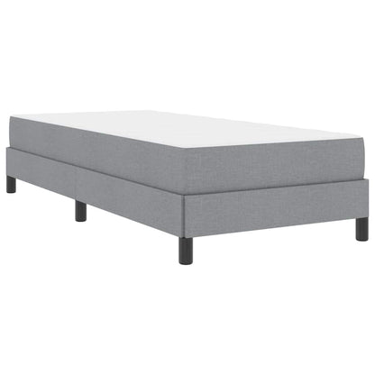 Boxspring bed Anders Lichtgrijs 90 x 200 cm Stof