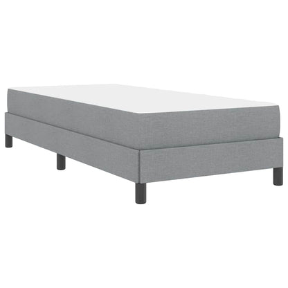 Boxspring bed Anders Lichtgrijs 90 x 200 cm Stof