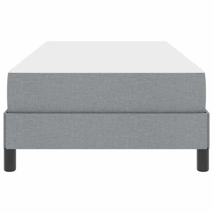 Boxspring bed Anders Lichtgrijs 90 x 200 cm Stof