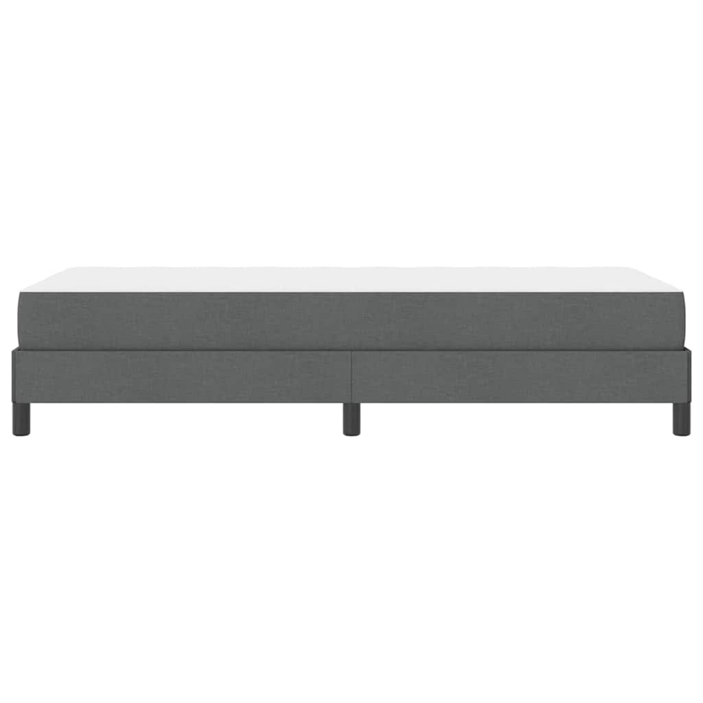 Boxspring bed Anders Donkergrijs 90 x 200 cm Stof