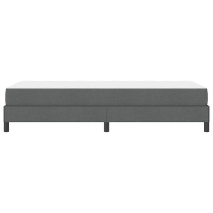 Boxspring bed Anders Donkergrijs 90 x 200 cm Stof