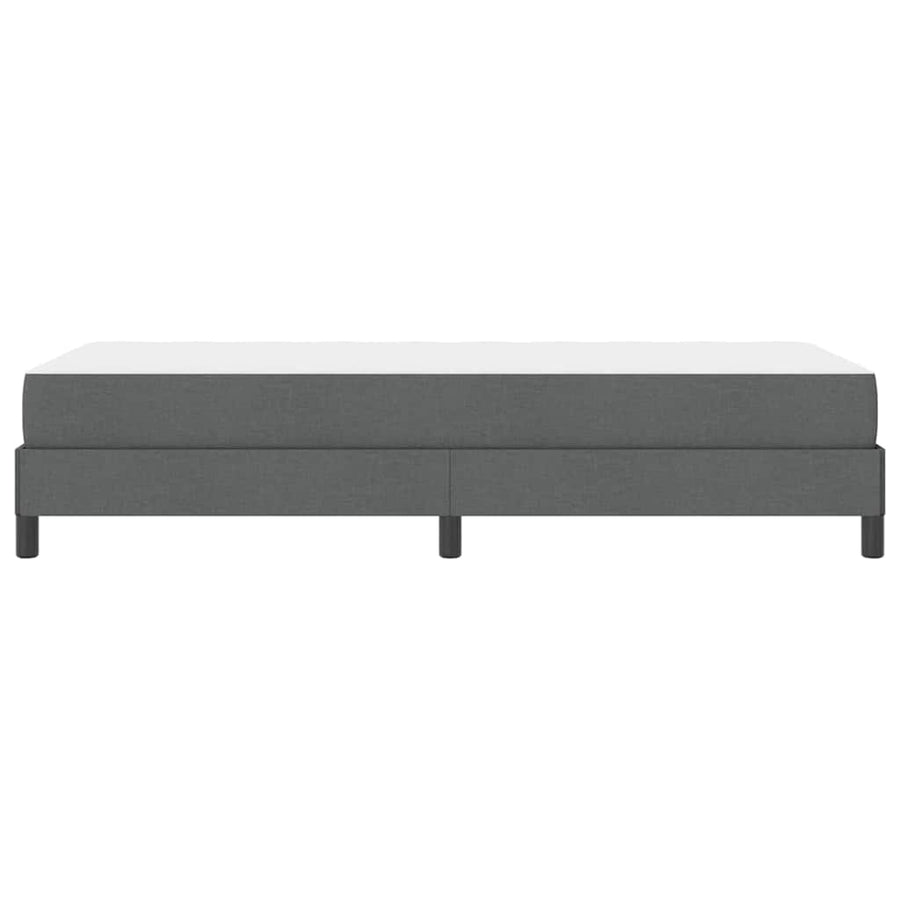 Boxspring bed Anders Donkergrijs 90 x 200 cm Stof