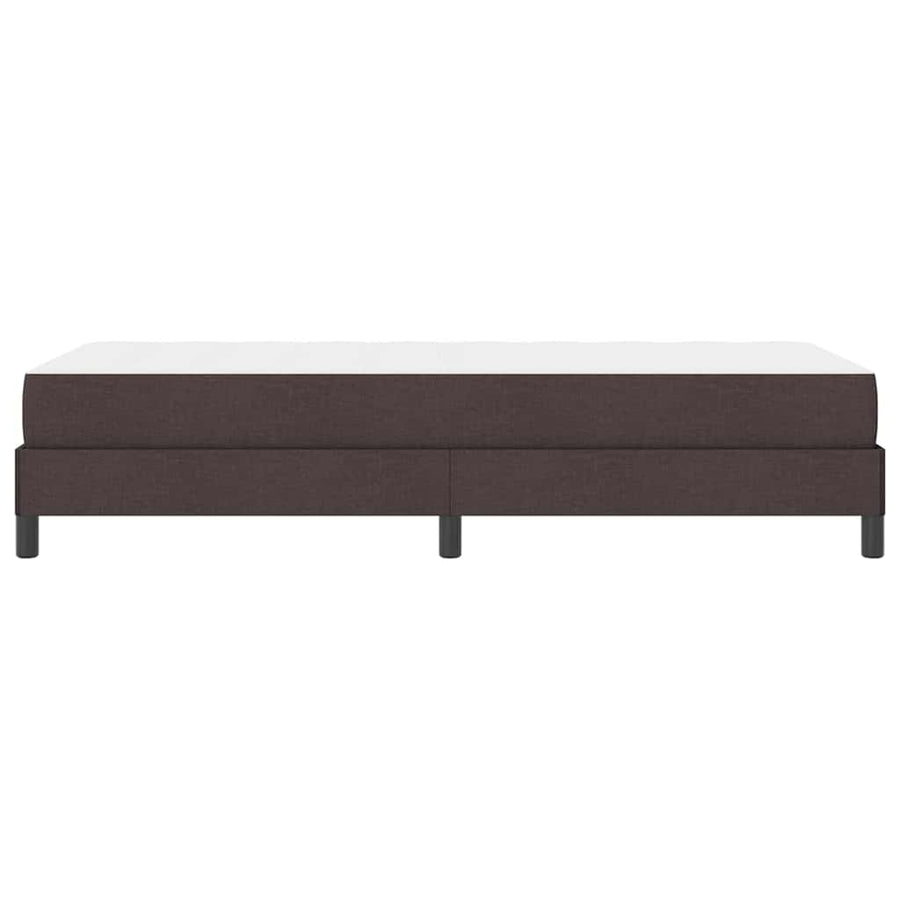 Boxspring bed Anders Donkerbruin 90 x 200 cm Stof