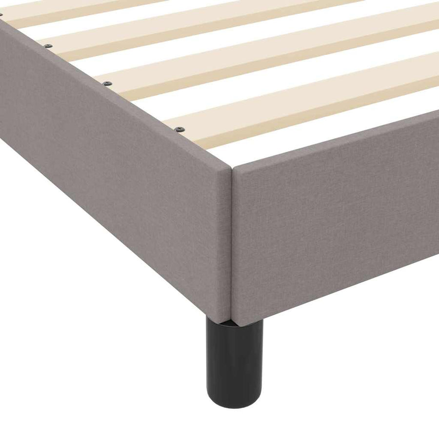 Boxspring bed Anders Taupe 90 x 200 cm Stof