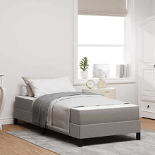 Boxspring bed Anders Taupe 90 x 200 cm Stof