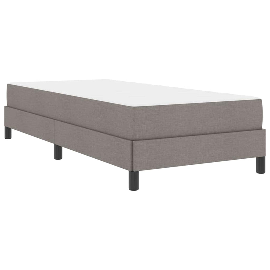 Boxspring bed Anders Taupe 90 x 200 cm Stof