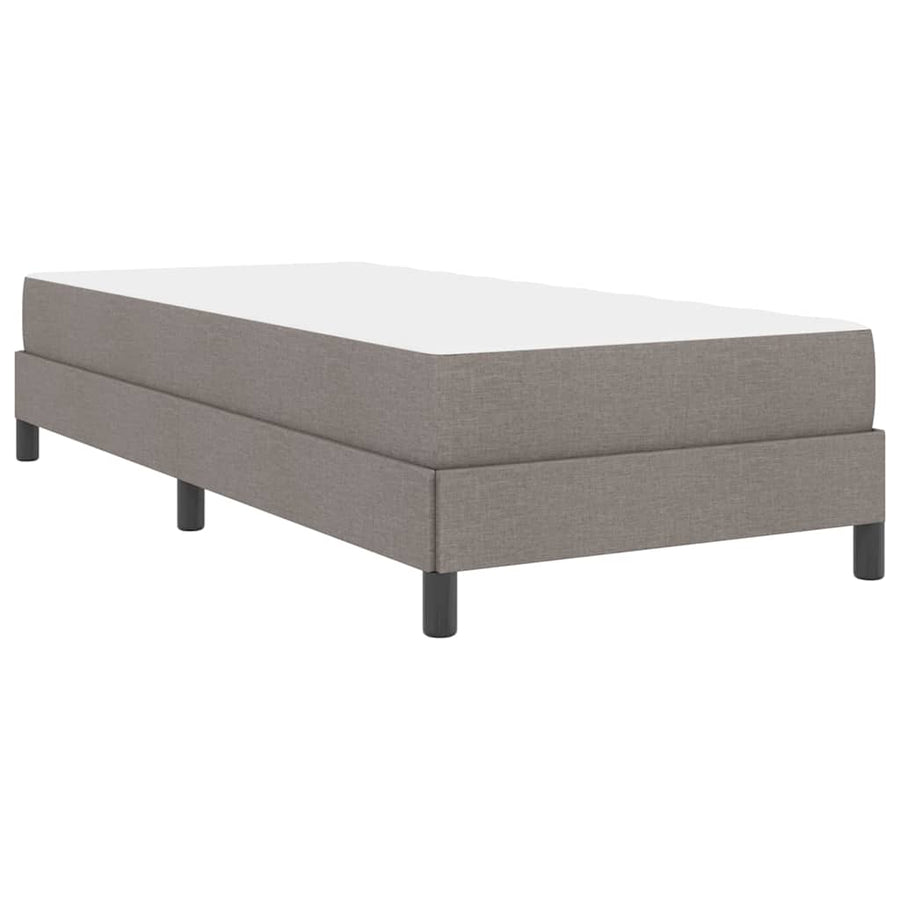 Boxspring bed Anders Taupe 90 x 200 cm Stof