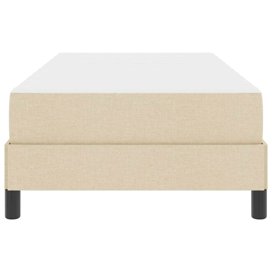 Boxspring bed Anders Crème 90 x 200 cm Stof