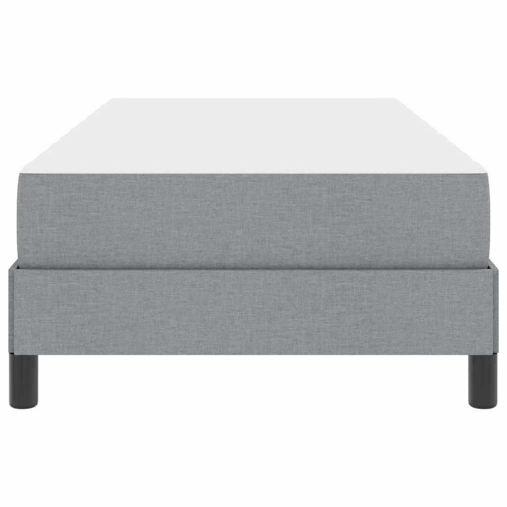 Boxspring bed Anders Lichtgrijs 100 x 200 cm Stof