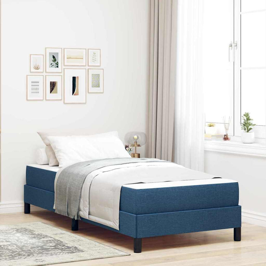 Boxspring bed Anders Blauw 100 x 200 cm Stof