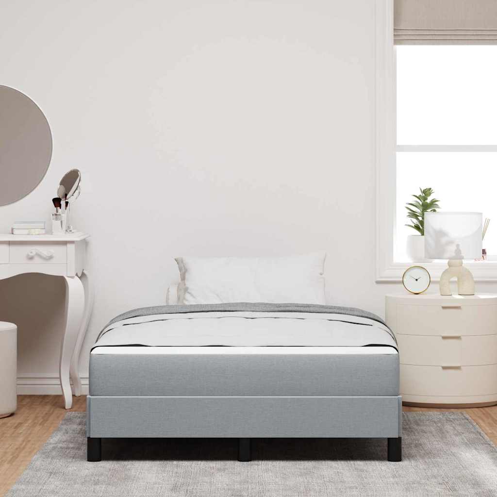 Boxspring bed Anders Lichtgrijs 120 x 190 cm Stof