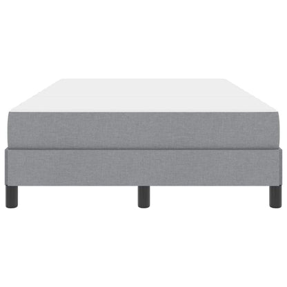 Boxspring bed Anders Lichtgrijs 120 x 190 cm Stof