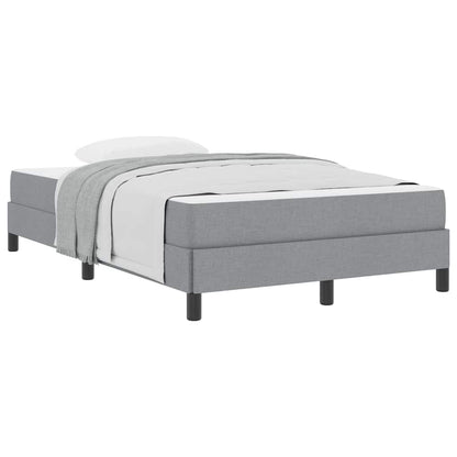 Boxspring bed Anders Lichtgrijs 120 x 190 cm Stof
