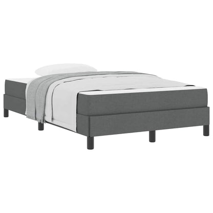 Boxspring bed Anders Donkergrijs 120 x 190 cm Stof