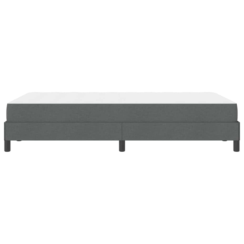 Boxspring bed Anders Donkergrijs 120 x 190 cm Stof