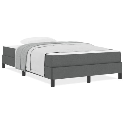 Boxspring bed Anders Donkergrijs 120 x 190 cm Stof