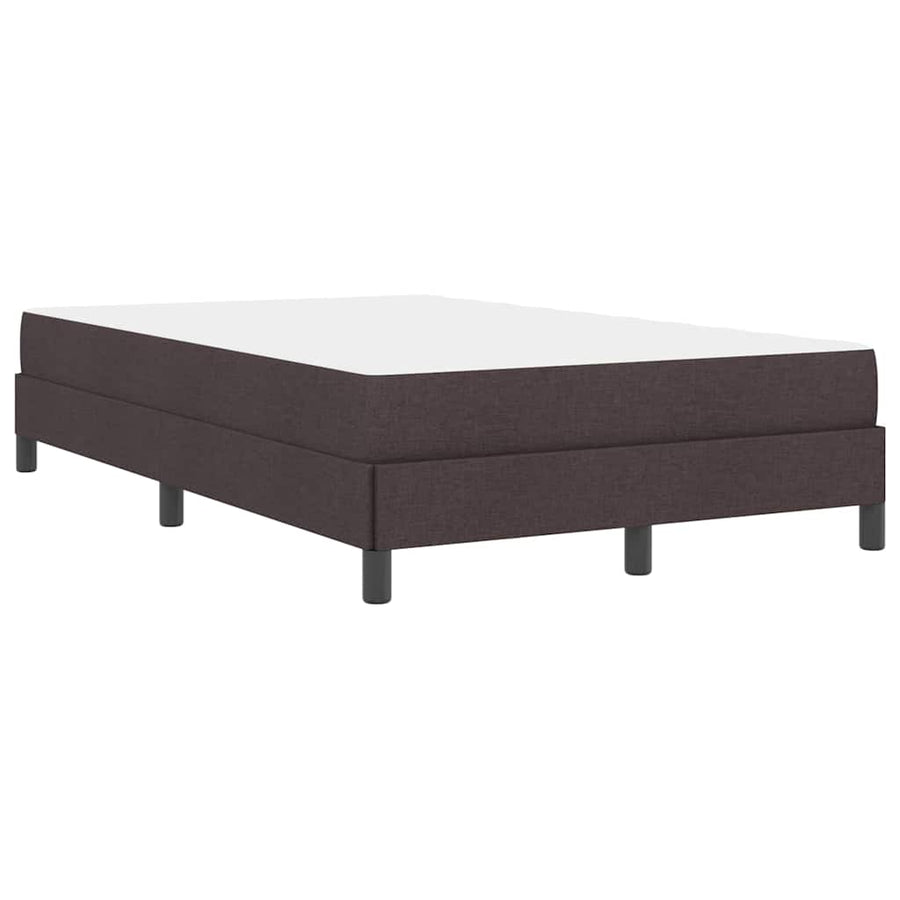 Boxspring bed Anders Donkerbruin 120 x 190 cm Stof