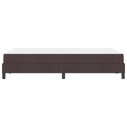 Boxspring bed Anders Donkerbruin 120 x 190 cm Stof