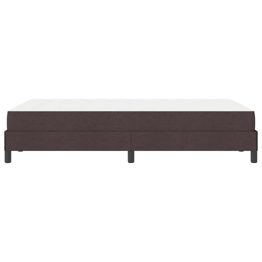 Boxspring bed Anders Donkerbruin 120 x 190 cm Stof