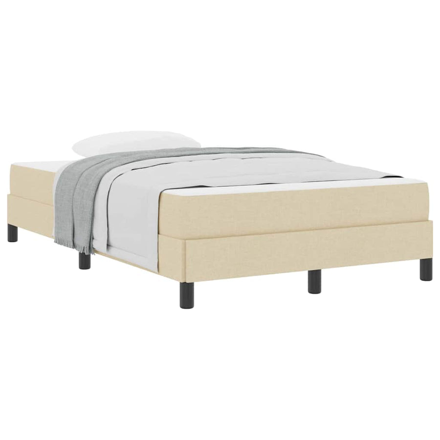 Boxspring bed Anders Crème 120 x 190 cm Stof