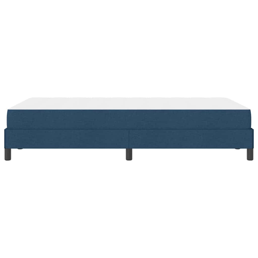 Boxspringbed met matras Blauw 120 x 190 cm Stof