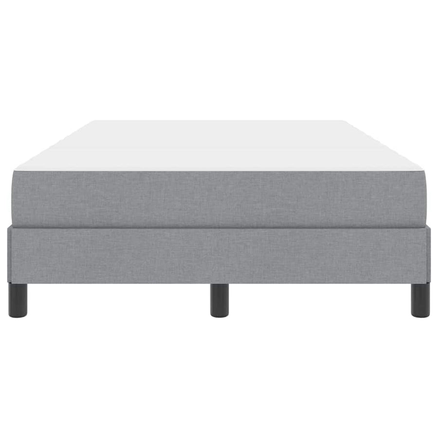 Boxspring bed Anders Lichtgrijs 120 x 200 cm Stof