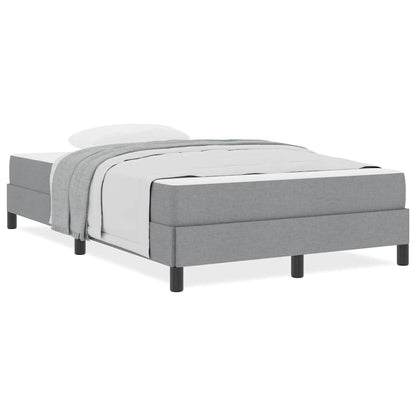 Boxspring bed Anders Lichtgrijs 120 x 200 cm Stof